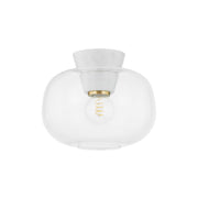 Mitzi - H869501-AGB - One Light Flush Mount - Ariella - Aged Brass