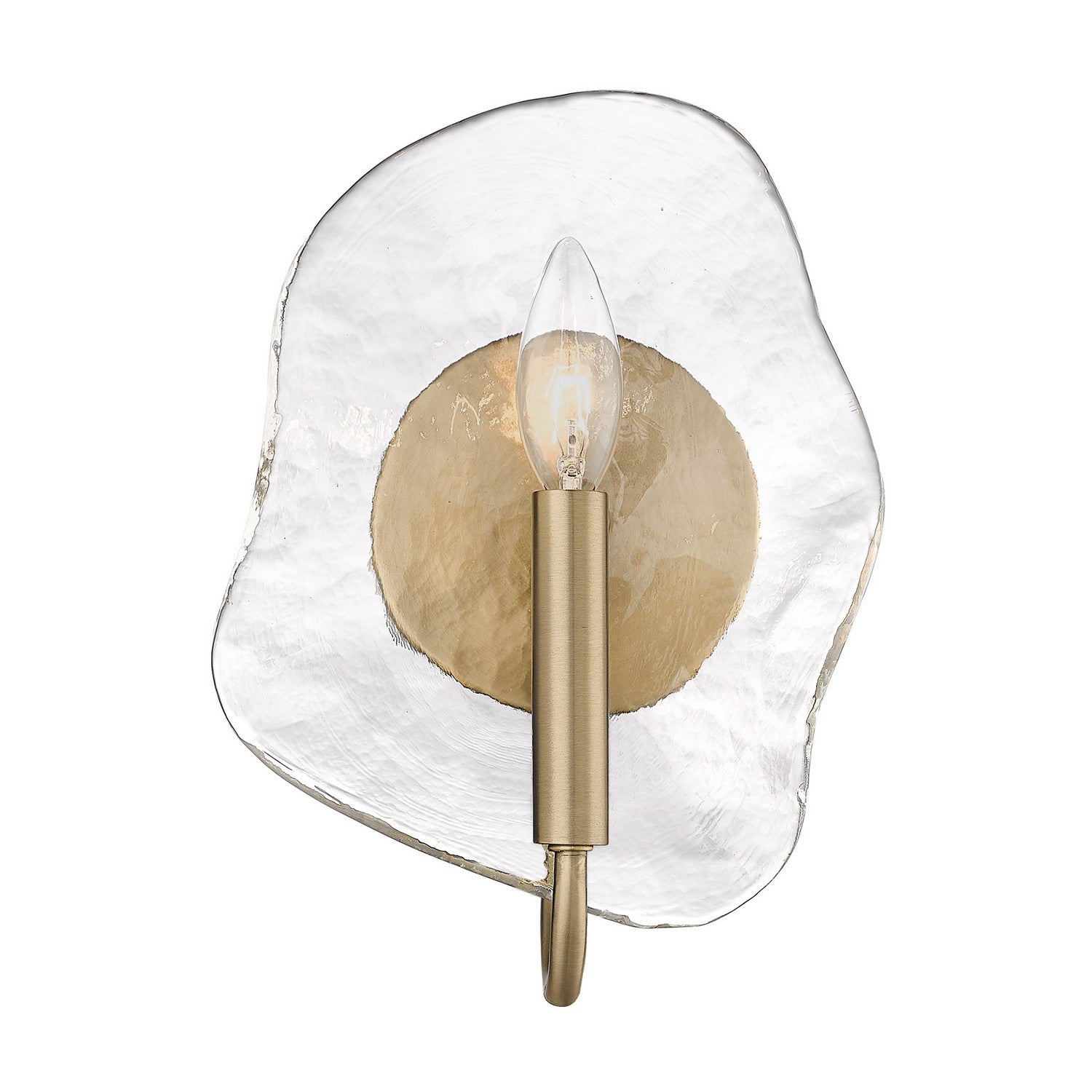 Golden - 1140-1W MBS-HWG - One Light Wall Sconce - Samara - Modern Brass