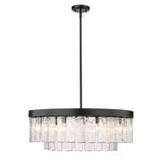 Golden - 1768-9 BLK-HWG - Nine Light Chandelier - Ciara - Matte Black