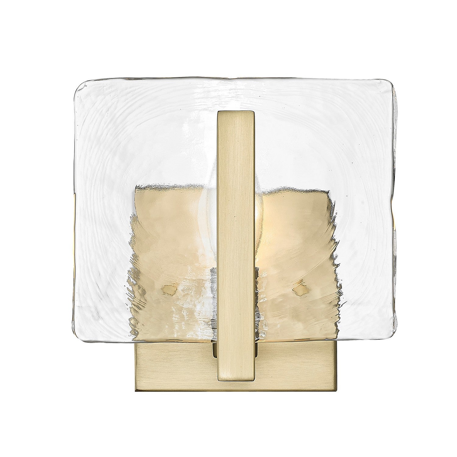 Golden - 3164-1W BCB-HWG - One Light Wall Sconce - Aenon - Brushed Champagne Brass