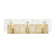 Golden - 3164-BA3 BCB-HWG - Three Light Bath Vanity - Aenon - Brushed Champagne Brass