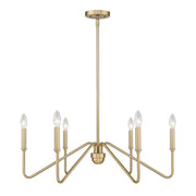Golden - 3690-6 BCB - Six Light Chandelier - Kennedy - Brushed Champagne Brass
