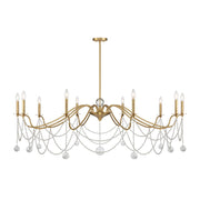 Savoy House - 1-7504-10-322 - Ten Light Chandelier - Mariposa - Warm Brass