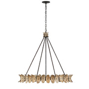 Savoy House - 1-8124-8-26 - Eight Light Chandelier - Monarch - Champagne Mist with Coconut Shell