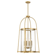 Savoy House - 3-2406-4-322 - Four Light Pendant - Rosedale - Warm Brass