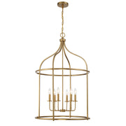 Savoy House - 3-7388-6-322 - Six Light Pendant - Brookstone - Warm Brass