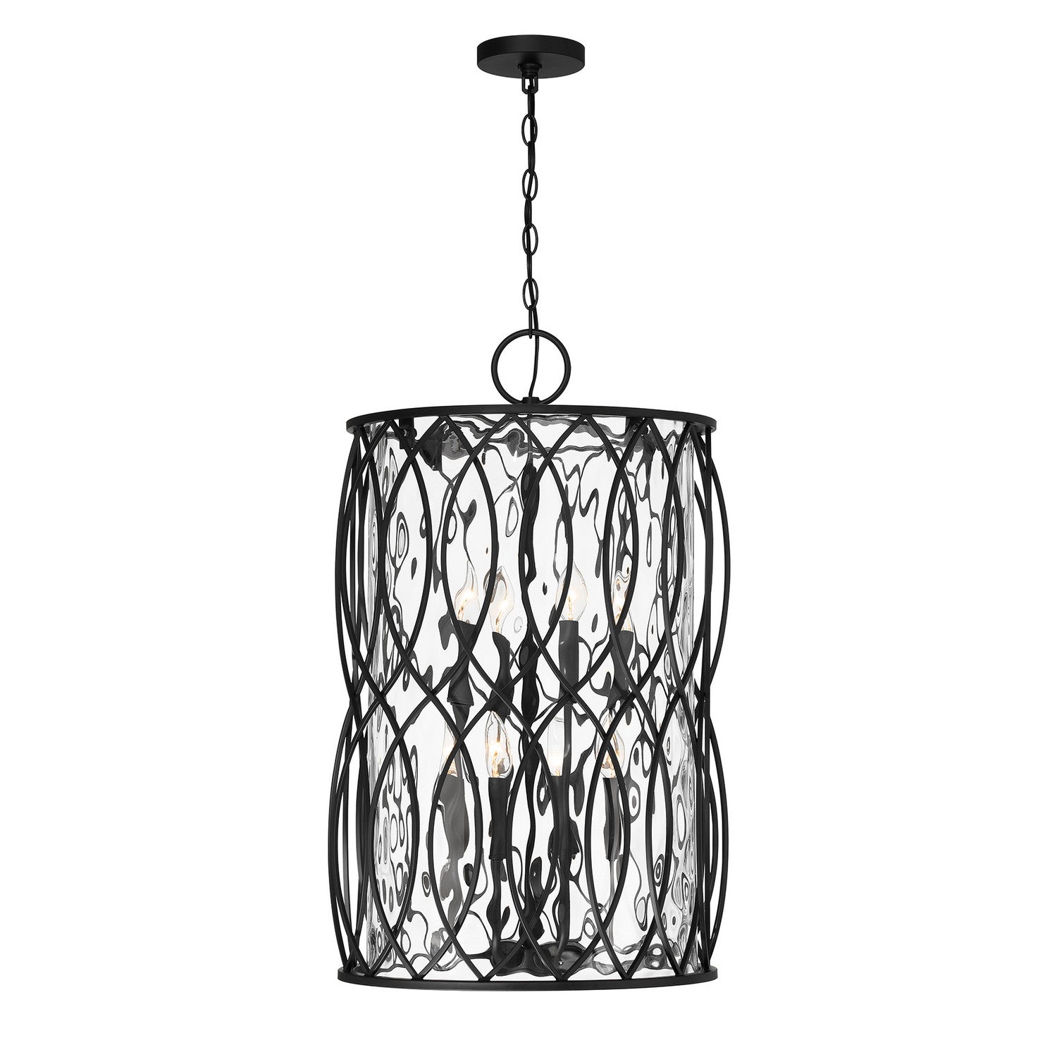 Savoy House - 7-2004-8-89 - Eight Light Pendant - Snowden - Matte Black