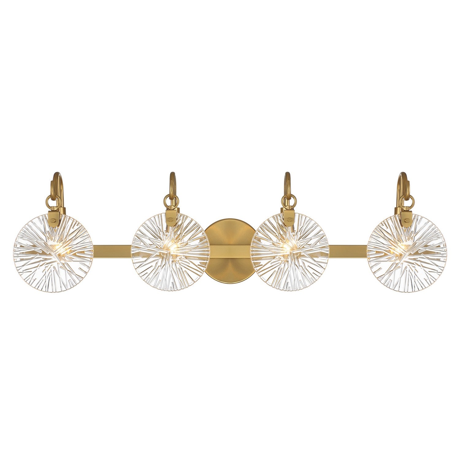 Savoy House - 8-3981-4-322 - Four Light Bathroom Vanity - Addison - Warm Brass
