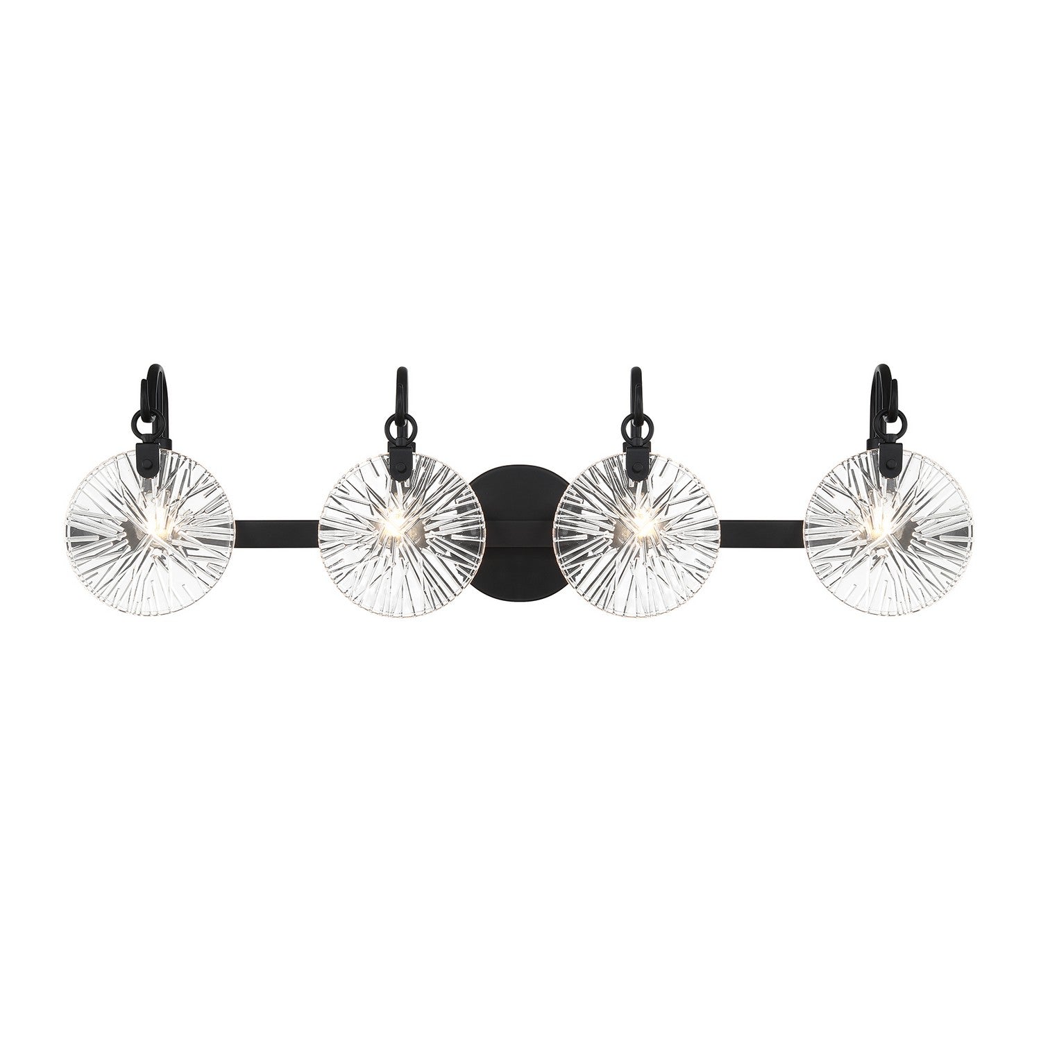 Savoy House - 8-3981-4-BK - Four Light Bathroom Vanity - Addison - Matte Black