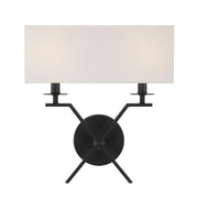 Savoy House - 9-3305-2-89 - Two Light Wall Sconce - Arondale - Matte Black