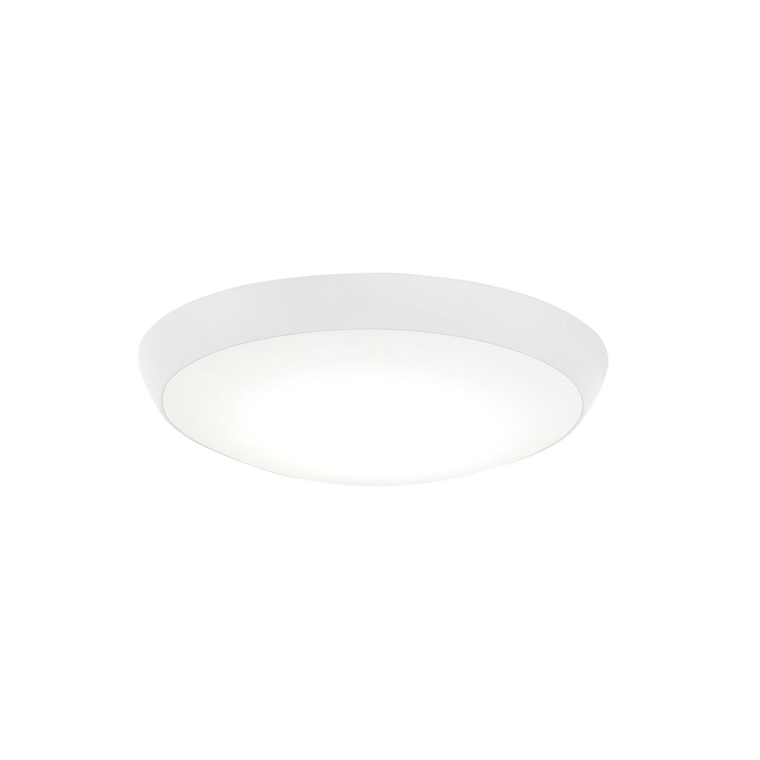 Minka Aire - K9873L-WHF - LED Fan Light Kit - Simple Flush Light Kit - Flat White