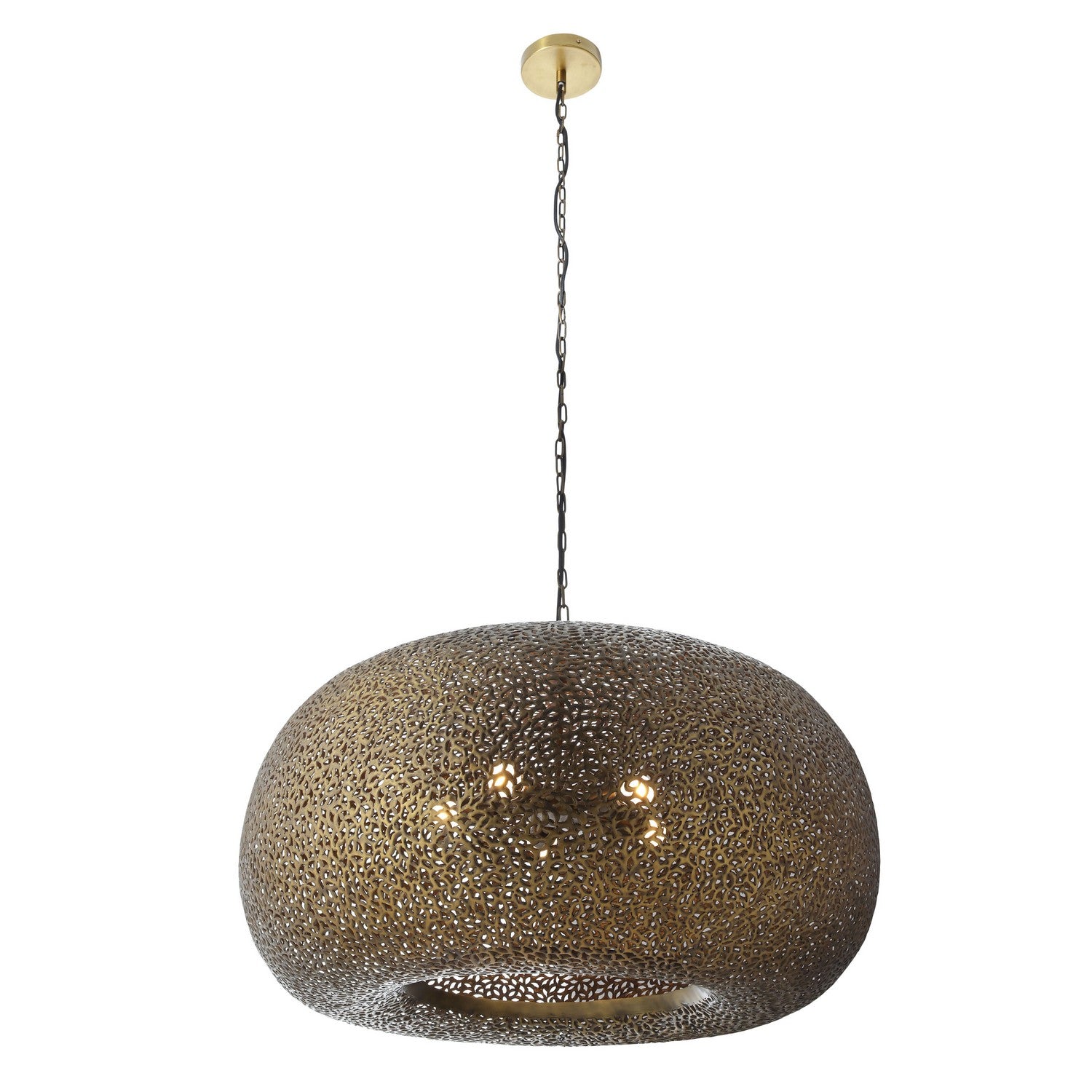 Metropolitan - N1504-752 - Five Light Pendant - Moradabad - Gilded Brass