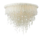 Metropolitan - N1513-613 - Three Light Flush Mount - Crystal Reign - Polished Nickel