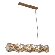 Metropolitan - N1697-863 - Eight Light Island Pendant - Geo-Gem - Artisan Brass