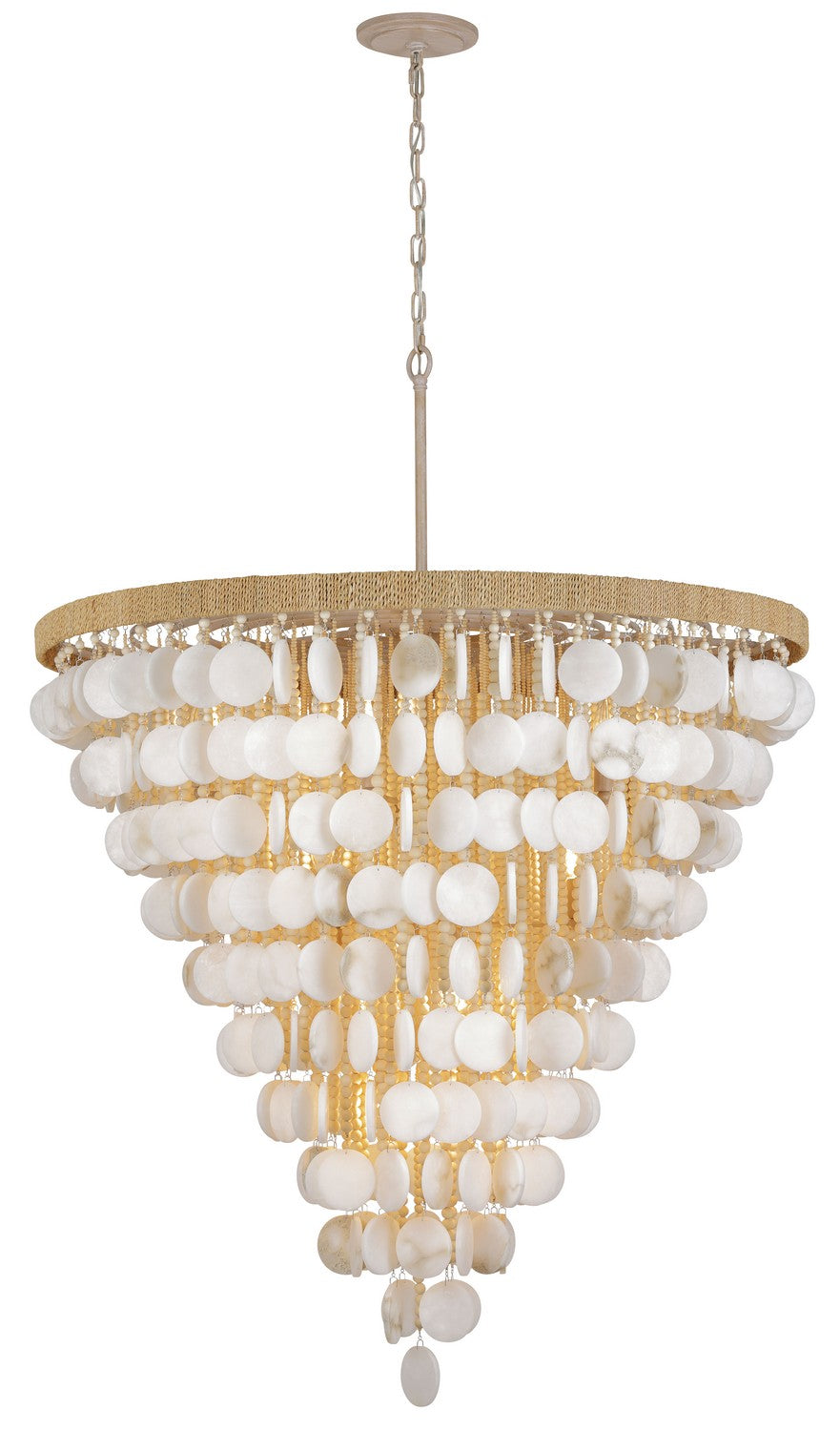 Metropolitan - N1919-759 - 15 Light Pendant - Aurelia's Cove - Autumn White