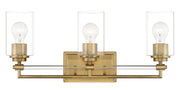 Minka-Lavery - 2643-575 - Three Light Bath Vanity - Binsly - Aged Brass