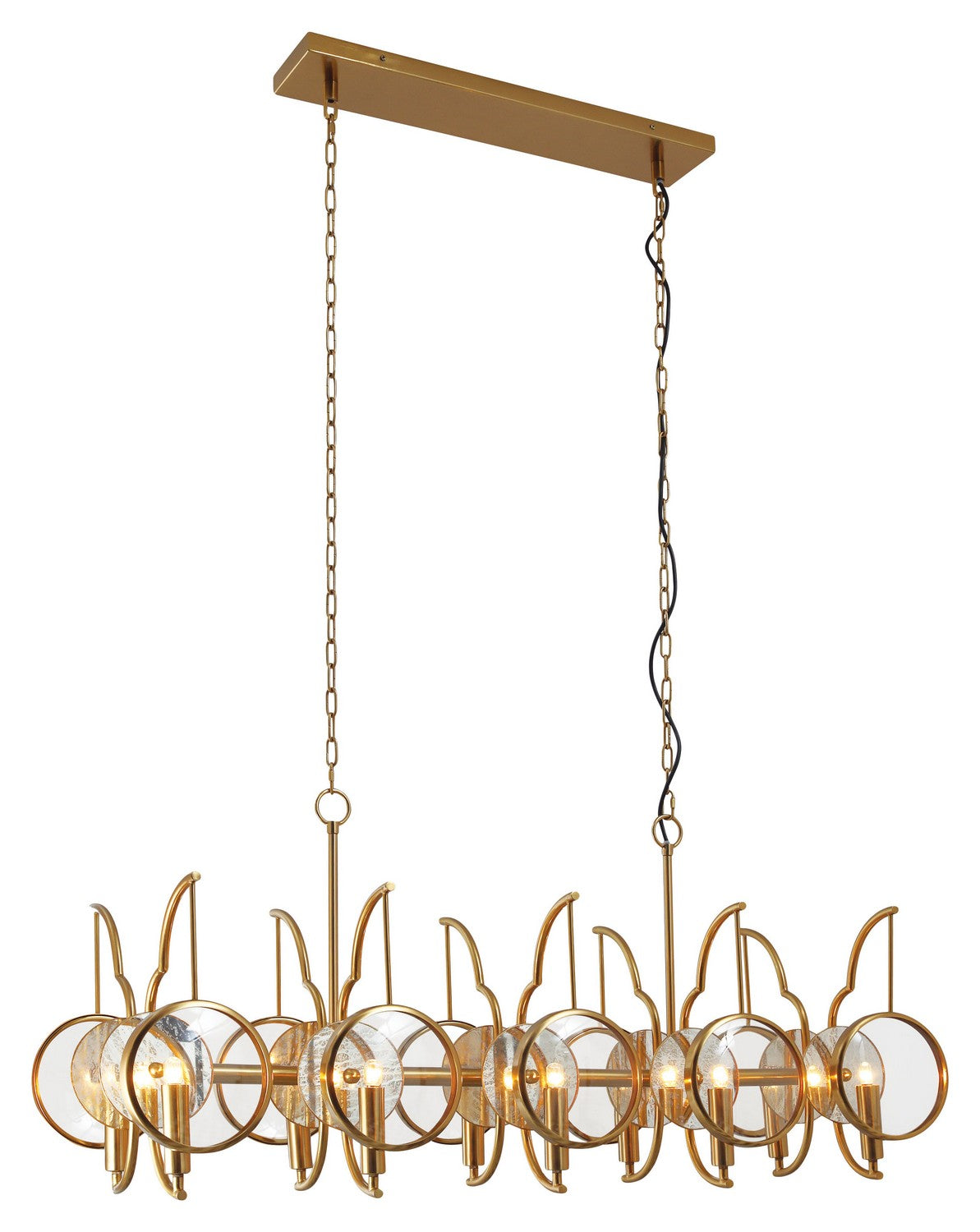 Minka-Lavery - 3817-863 - Ten Light Island Pendant - Into Focus - Artisan Brass