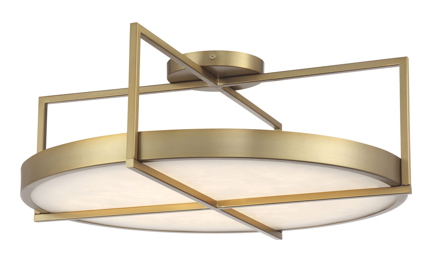 Minka-Lavery - 5617-695-L - LED Semi Flush Mount - Boada - Soft Brass