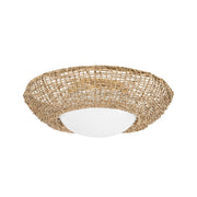 Hudson Valley - 6842-VGL - Two Light Flush Mount - Killington - Vintage Gold Leaf
