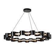 Kuzco Lighting - CH18035-GBK - LED Chandelier - Nami - Gloss Black