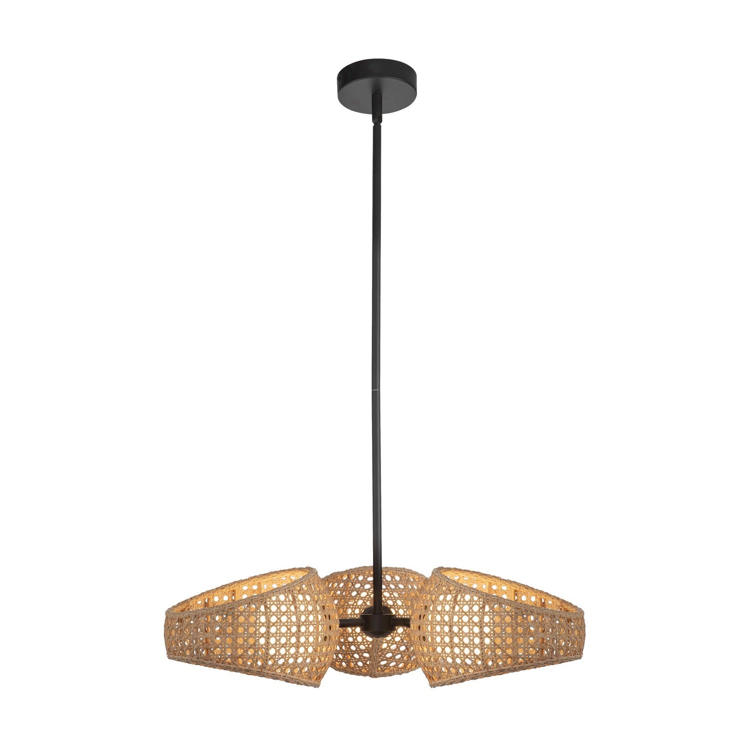 Kuzco Lighting - CH20625-BK/OP - LED Chandelier - Lanai - Black/Opal Glass