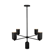 Kuzco Lighting - CH57731-BK - Five Light Chandelier - Nola - Black