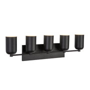 Kuzco Lighting - VL57732-BK - Five Light Vanity - Nola - Black