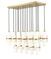 Z-Lite - 1946P-17L-MGLD - 17 Light Linear Chandelier - Cayden - Modern Gold