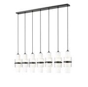 Z-Lite - 1946P-7L-MB - Seven Light Linear Chandelier - Cayden - Matte Black