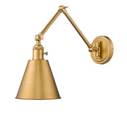 Z-Lite - 349S-RB - One Light Wall Sconce - Gayson - Rubbed Brass