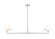 Z-Lite - 744-62L-BN - Two Light Chandelier - Leila - Brushed Nickel