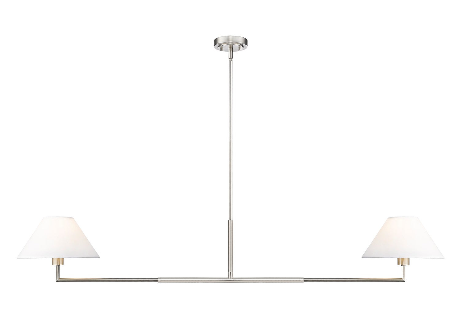 Z-Lite - 744-62L-BN - Two Light Chandelier - Leila - Brushed Nickel