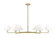 Z-Lite - 744-63R-LG - Six Light Chandelier - Leila - Luxe Gold