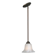 Golden - 4120 RBZ-MBL - One Light Mini Pendant - Chime - Rubbed Bronze