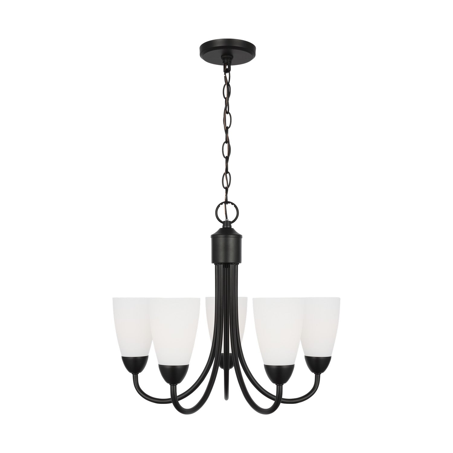 Generation Lighting - 3120205-112 - Five Light Chandelier - Seville - Midnight Black