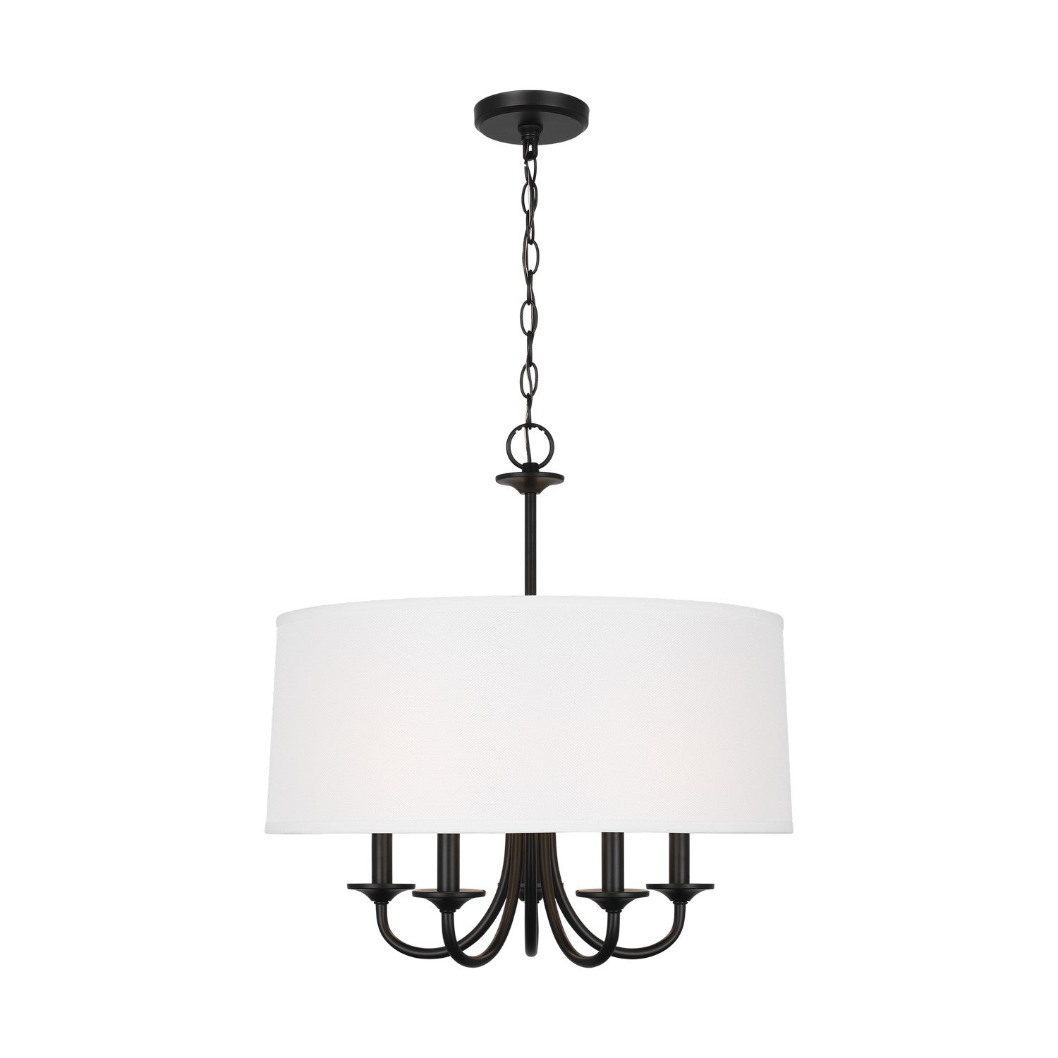 Generation Lighting - 3320205-112 - Five Light Chandelier - Seville - Midnight Black