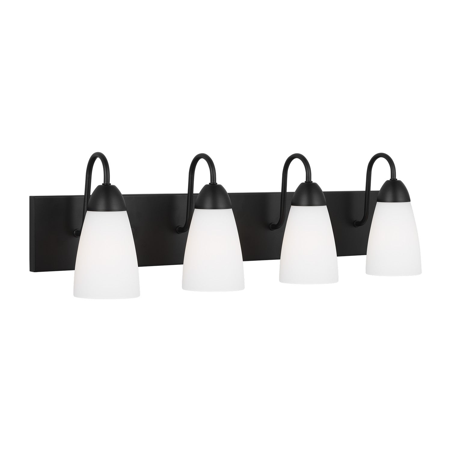 Generation Lighting - 4420204-112 - Four Light Wall / Bath - Seville - Midnight Black
