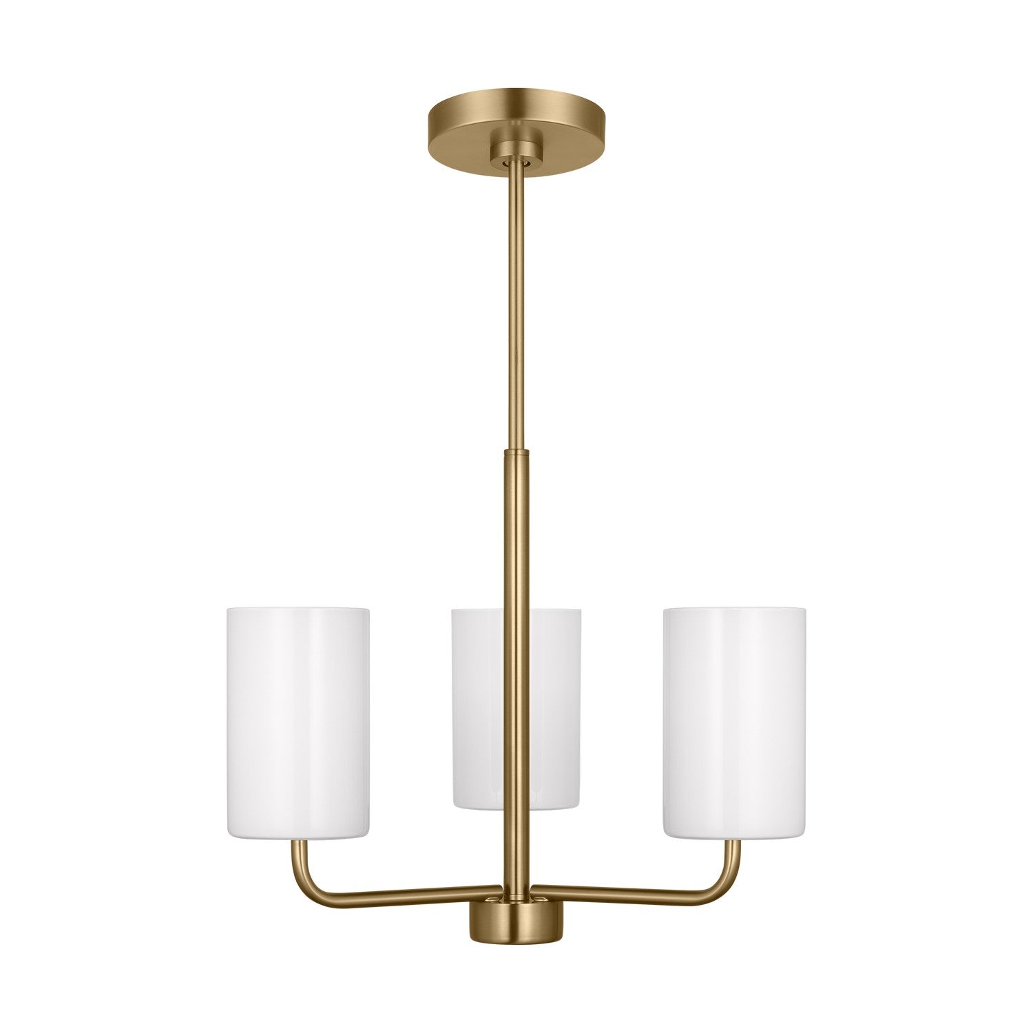 Generation Lighting - GLC1003SB - Three Light Chandelier - Rhett - Satin Bronze