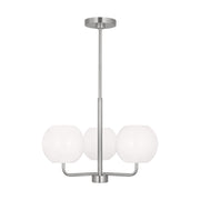Generation Lighting - GLC1043BS - Three Light Chandelier - Rory - Brushed Steel