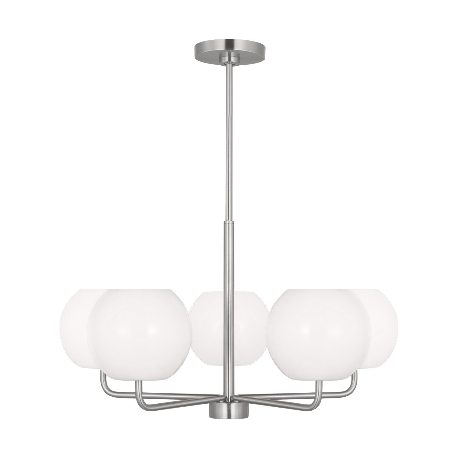 Generation Lighting - GLC1055BS - Five Light Chandelier - Rory - Brushed Steel