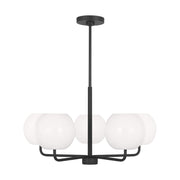 Generation Lighting - GLC1055MBK - Five Light Chandelier - Rory - Midnight Black