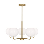 Generation Lighting - GLC1055SB - Five Light Chandelier - Rory - Satin Bronze