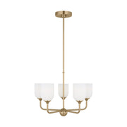 Generation Lighting - GLC1085SB - Five Light Chandelier - Emile - Satin Bronze