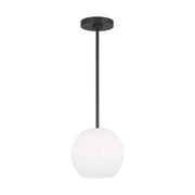 Generation Lighting - GLP1011MBK - One Light Mini Pendant - Rory - Midnight Black