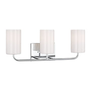 Generation Lighting - GLV1003CH - Three Light Vanity - Rhett - Chrome