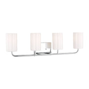 Generation Lighting - GLV1004CH - Four Light Vanity - Rhett - Chrome