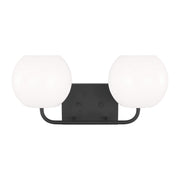Generation Lighting - GLV1012MBK - Two Light Vanity - Rory - Midnight Black