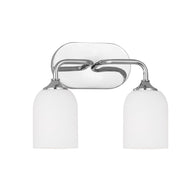 Generation Lighting - GLV1022CH - Two Light Vanity - Emile - Chrome
