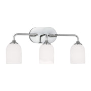 Generation Lighting - GLV1023CH - Three Light Vanity - Emile - Chrome