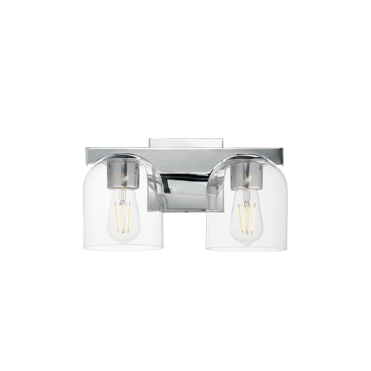 Maxim - 21232CLPC - Two Light Bath Vanity - Scoop - Polished Chrome